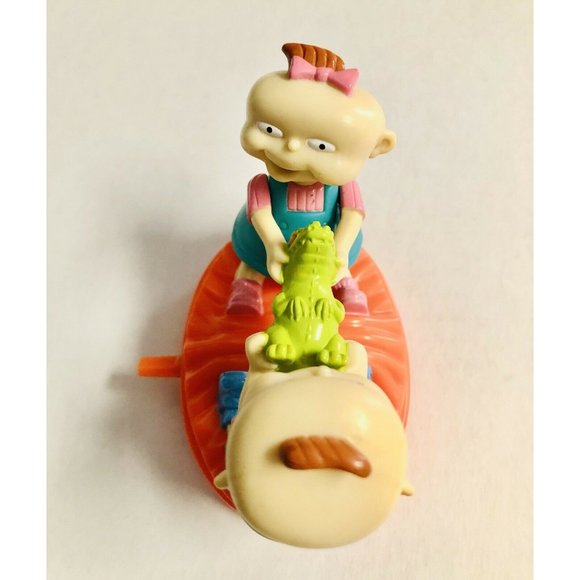 1998 Burger King The Rugrats Movie Phil & Lil My Raptar Turnkey Action Toy - Picture 5 of 10